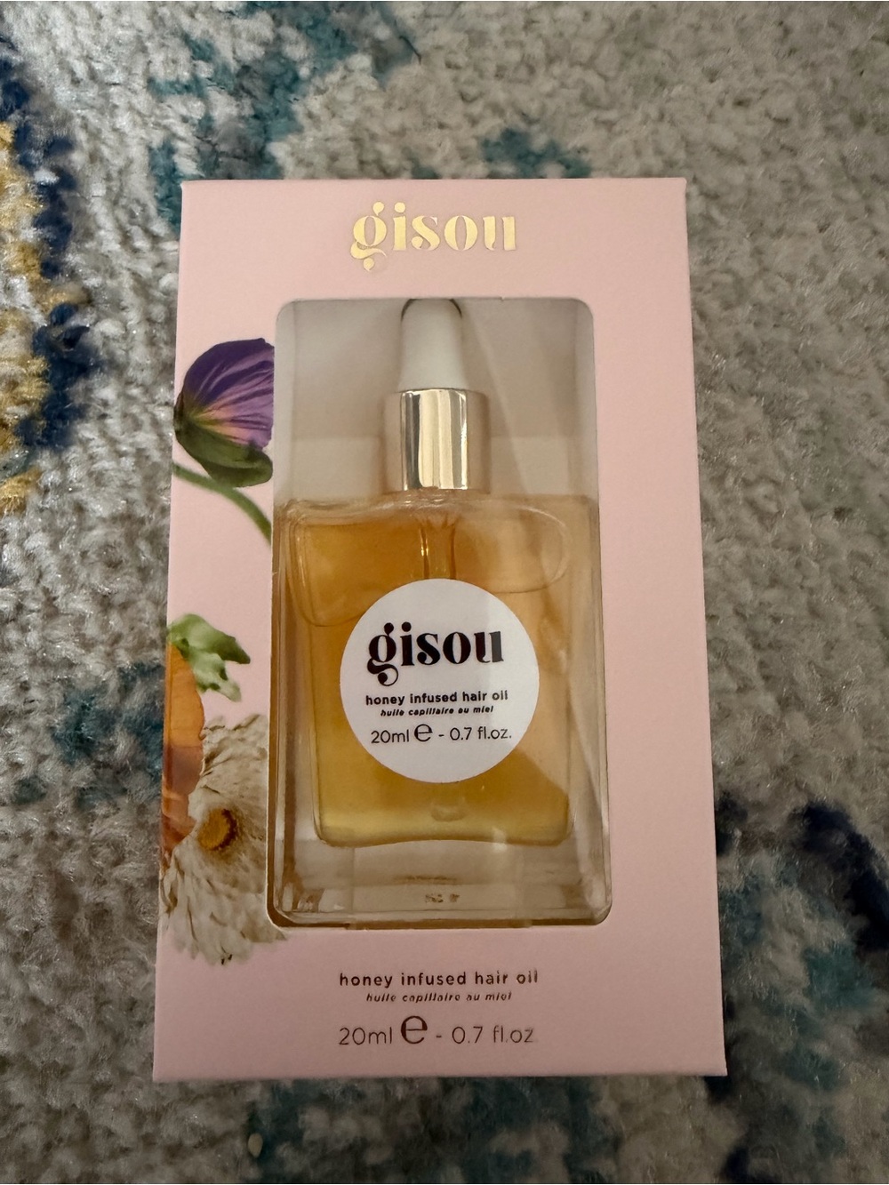 Gisou Honey Infused Hair Oil - Mini New in Box .7 ounce